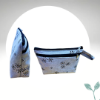 Picture of Double Zipper Cosmetic Pouch – Stylish & Spacious Makeup Organizer for Travel & Everyday Use
