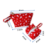 Picture of Set of 2 cute pouch for Baby essentials, Perfect for storing diapers, wipes, pacifiers, and more.