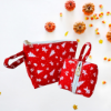 Picture of Set of 2 cute pouch for Baby essentials, Perfect for storing diapers, wipes, pacifiers, and more.