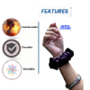 Picture of Black Silk Satin Scrunchies – Elegant & Gentle Hair Accessories for Women & Girls