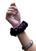 Picture of Rosewood Silk Satin Scrunchies – Elegant & Gentle Hair Accessories for Women & Girls