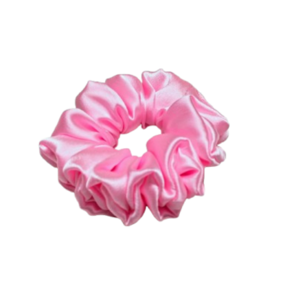 Picture of Pink Silk Satin Hair Accessories for Women & Girls