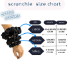 Picture of Dual-Tone Satin Scrunchies Combo-Medium -Pack of 4