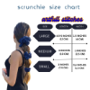 Picture of Dual-Tone Satin Scrunchies Combo-Medium -Pack of 4