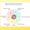 Picture of Stylish Dual-Tone Satin Scrunchies for Women & Girl
