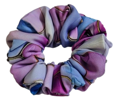 Picture of Firelight Peach | Printed Scrunchies | Pack of 1