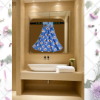 Picture of 100% Cotton Hanging Hand Towels for Kitchen & Bathroom | Soft & Absorbent Towels with Loop
