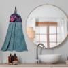 Picture of Hanging Hand Towels for Kitchen & Bathroom | Small Towels with Hanging Loop