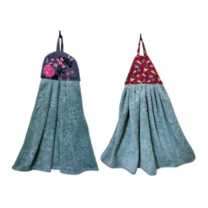 Picture of Hanging Hand Towels | Set of 2 for Kitchen & Bathroom