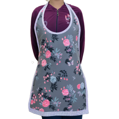 Picture of Cotton Home Use Apron-Free Size (Floral Print, Pack of 1)