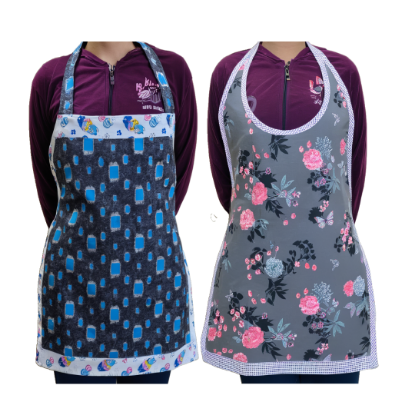 Picture of Cotton Apron for Kitchen | Free Size-Pack of -2