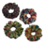 Picture of Tropical Combo  Printed Scrunchies | Size Medium | Pack of 4