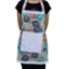 Picture of Kitchen Apron with  Front Centre Pockets | Cotton cooking  Apron |(Floral Print, Pack of 1)