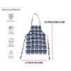 Picture of Cotton Home Use Apron with Front Centre Pockets | Free Size-Pack of -2