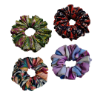 Picture of Floral Combo Printed Scrunchies | Size Medium | Pack of 4