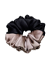 Picture of Dual-Tone Satin Scrunchies Combo- Medium -Pack of 4