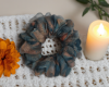 Picture of Printed Fabric Organza Scrunchies | Medium Size |  Unique Fashion Accessories for Spring and Summer