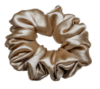 Picture of Pale Brown-Premium Silk Satin Scrunchies - Elegant Hair Accessories for Women & Girls