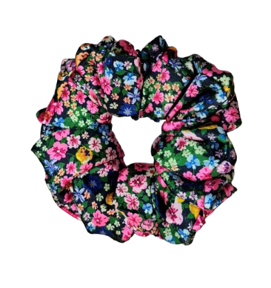 Picture of Floral Print Scrunchies for Women & Girls – Medium Size